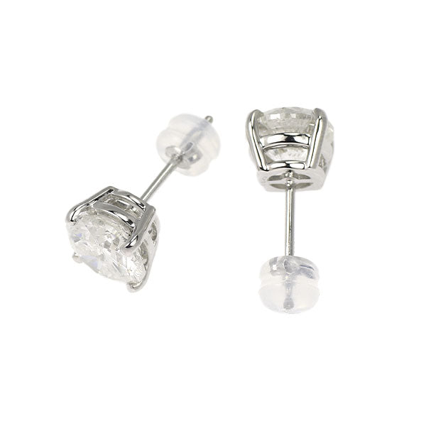 新品 Pt900 ダイヤモンド ピアス 4.301ct I/J I1-2 Fair/Poor