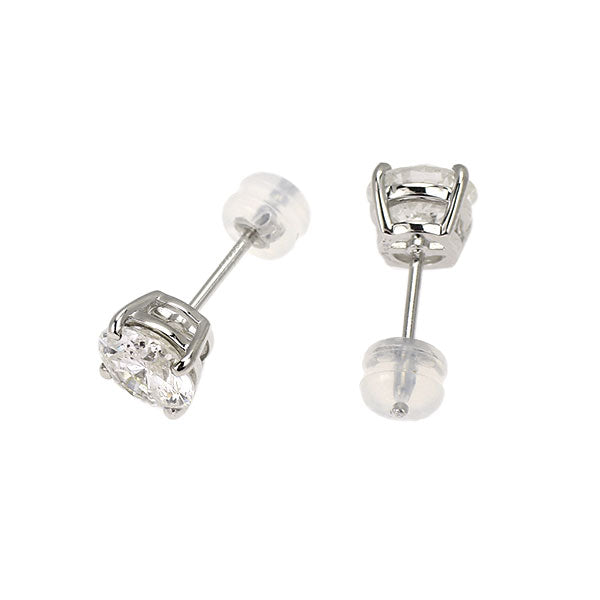 新品 Pt900 片側LDH ダイヤモンド ピアス 2.526ct I I2 G