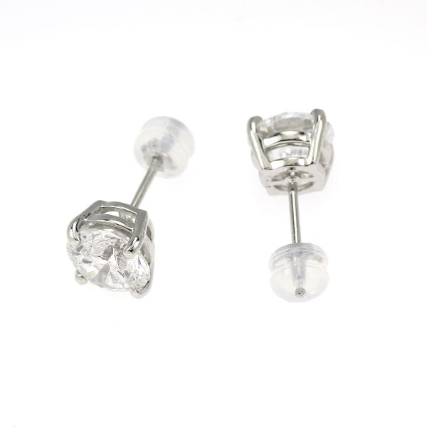 新品 Pt900 片側LDH ダイヤモンド ピアス 4.103ct E/H I1 VG/G