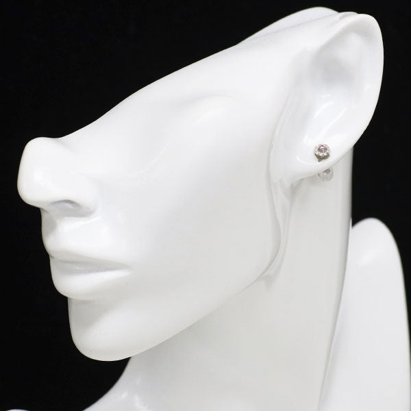 新品 希少 Pt900 天然ピンク ダイヤモンド ピアス 0.154ct FIPP I1 D0.14ct