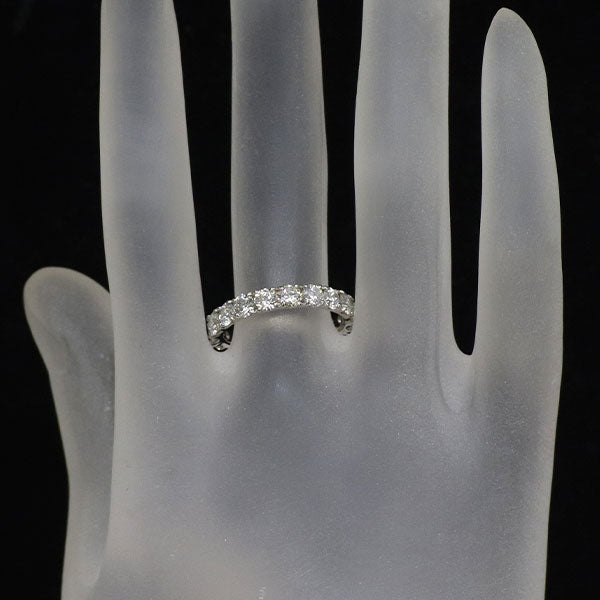 新品 Pt900 ダイヤモンド リング 1.858ct D-G SI1-2 EX-3EXHC ハーフエタニティ
