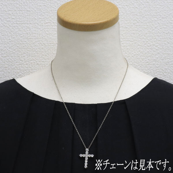 新品 Pt900 ダイヤモンド ペンダントトップ 2.011ct E-H SI1-2 Fair クロス
