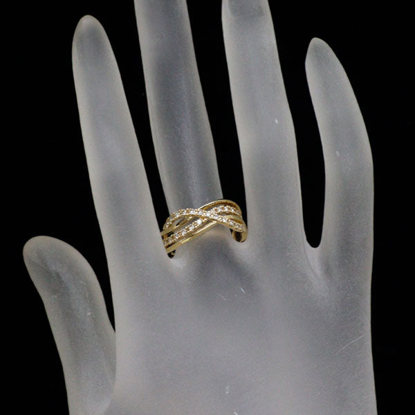 K18YG ダイヤモンド リング 0.40ct