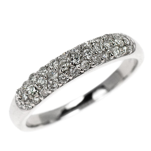 K18WG ダイヤモンド リング 0.30ct パヴェ