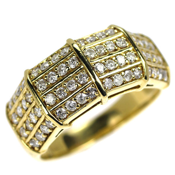 K18YG ダイヤモンド リング 1.00ct