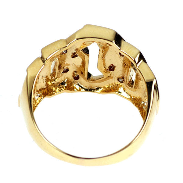 K18YG ダイヤモンド リング 0.08ct