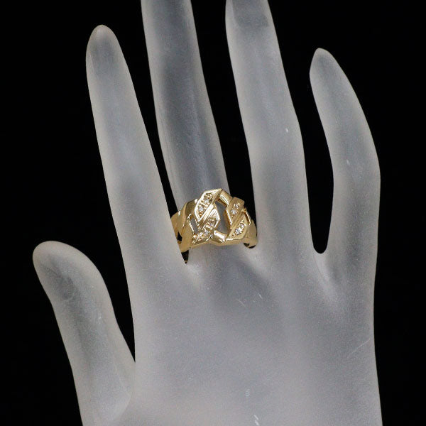 K18YG ダイヤモンド リング 0.08ct
