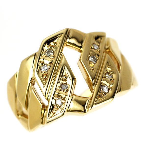 K18YG ダイヤモンド リング 0.08ct