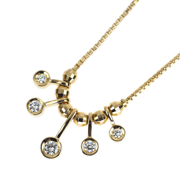 K18YG ダイヤモンド ペンダントネックレス 0.20ct — セルビー