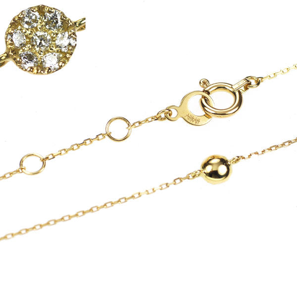 アーカー/ahkah K18YG ダイヤモンド ブレスレット