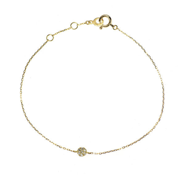 アーカー/ahkah K18YG ダイヤモンド ブレスレット