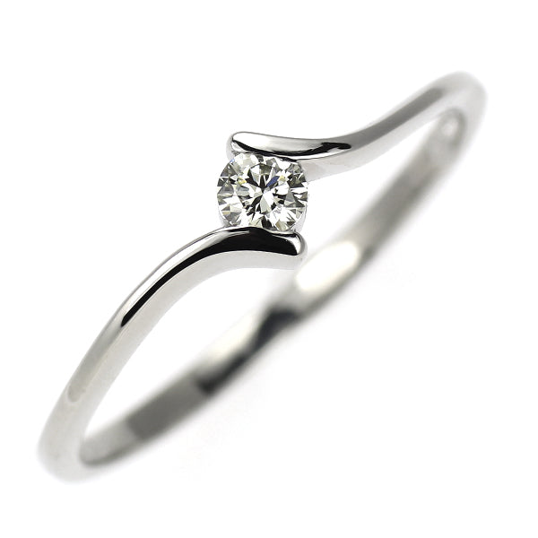 Pt900 ダイヤモンド リング 0.08ct