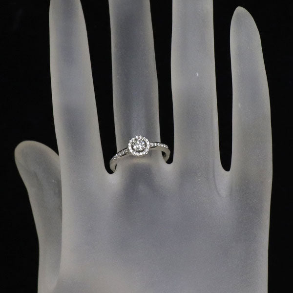 Pt900 ダイヤモンド リング 0.213ct D0.10ct