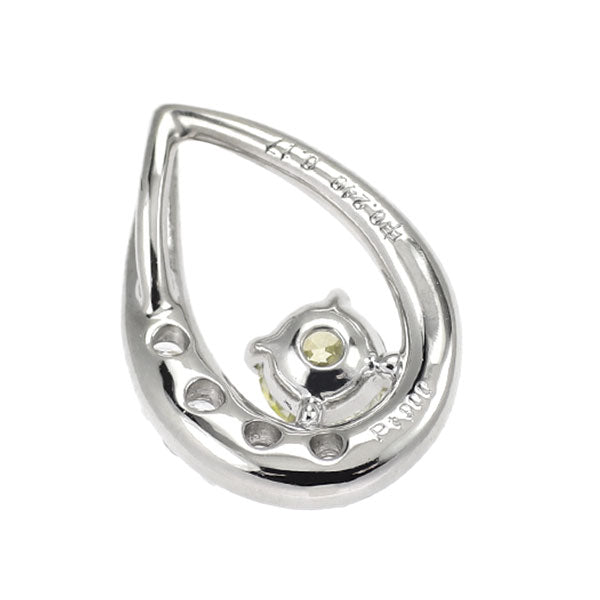 Pt900 ダイヤモンド  ペンダントトップ 0.240ct D0.17ct