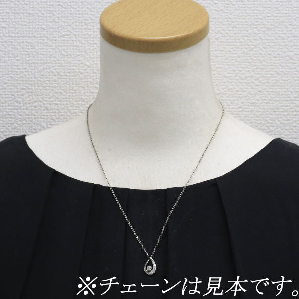 Pt900 ダイヤモンド  ペンダントトップ 0.240ct D0.17ct