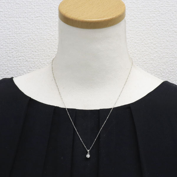 Pt900/ Pt850 ダイヤモンド ペンダントネックレス 0.341ct — セルビー
