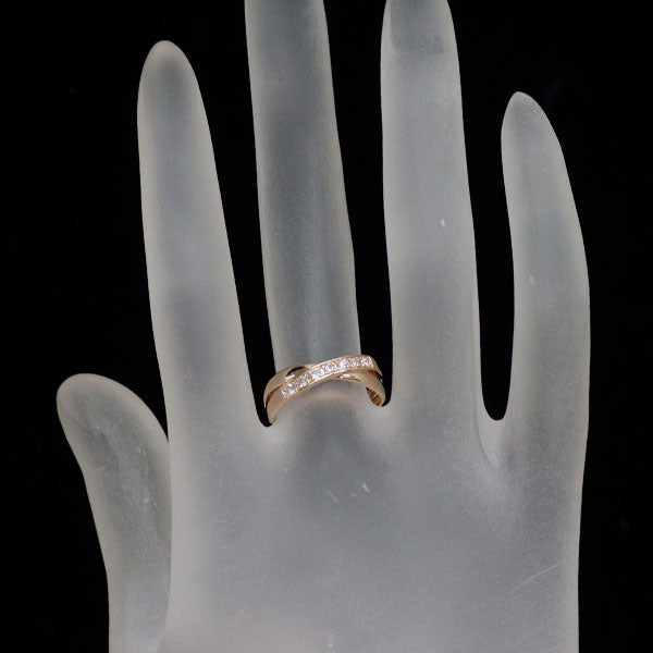K10PG ダイヤモンド リング 0.15ct