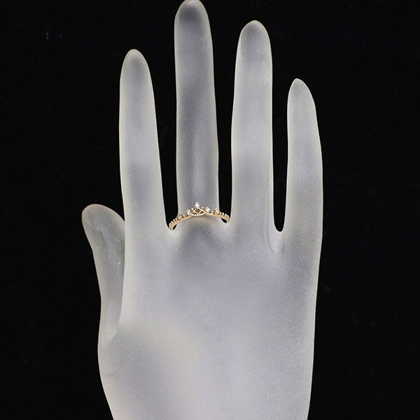 ノジェス K10YG ダイヤモンド リング 0.03ct