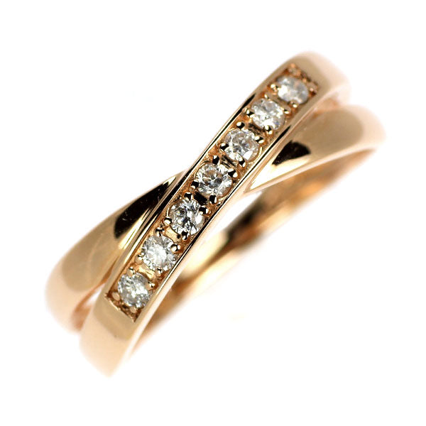 K10PG ダイヤモンド リング 0.15ct
