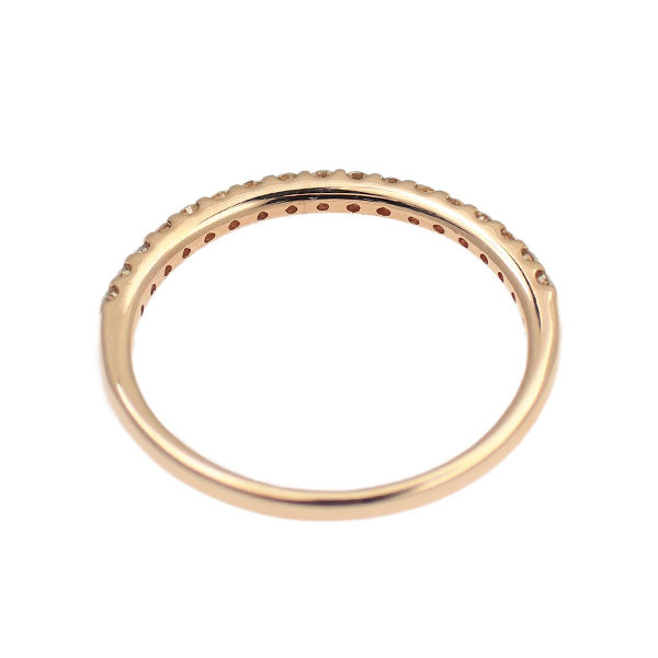 K10PG ダイヤモンド リング 0.15ct ハーフエタニティ