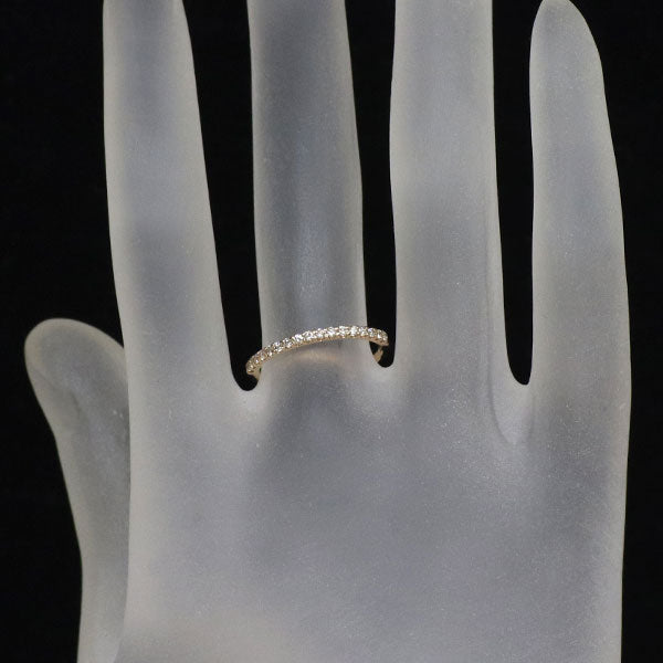 K10PG ダイヤモンド リング 0.15ct ハーフエタニティ