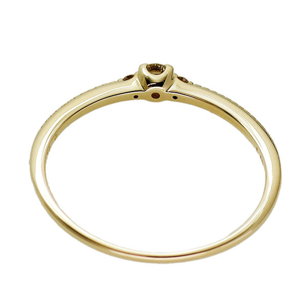 K10YG ダイヤモンド リング 0.10ct