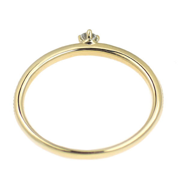 K10YG ダイヤモンド リング 0.03ct