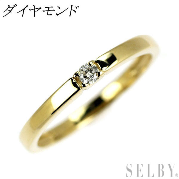 K10YG ダイヤモンド リング ピンキー