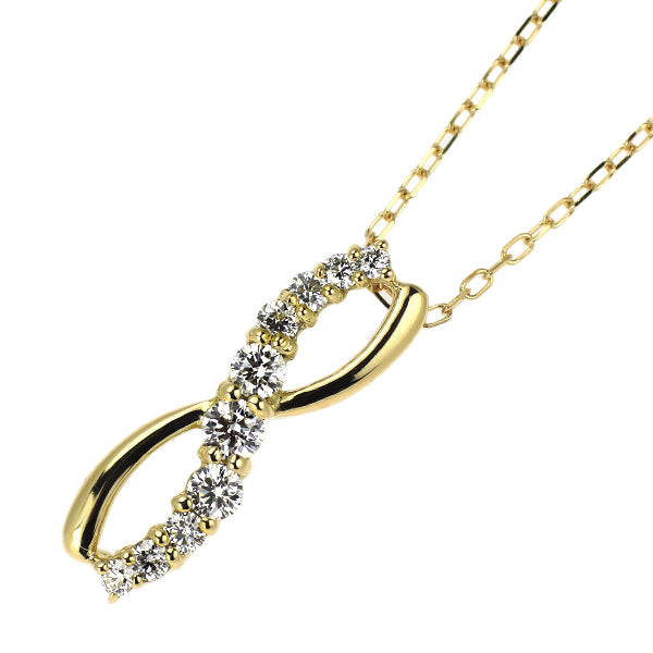K18YG ダイヤモンド ペンダントネックレス 0.24ct