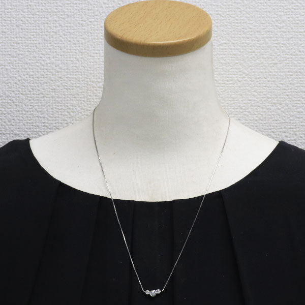 Pt900/ Pt850 ダイヤモンド ペンダントネックレス 0.30ct D0.306ct