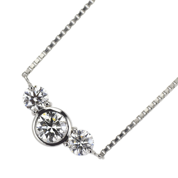 Pt900/ Pt850 ダイヤモンド ペンダントネックレス 0.30ct D0.306ct