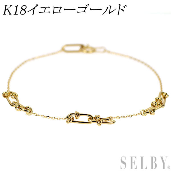 K18YG デザイン ブレスレット
