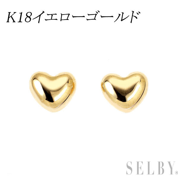 K18YG ピアス ハート