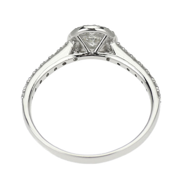 新品 Pt950 サーキュラーブリリアントカット ダイヤモンド リング 0.257ct H VVS2 D0.24ct【エスコレ】
