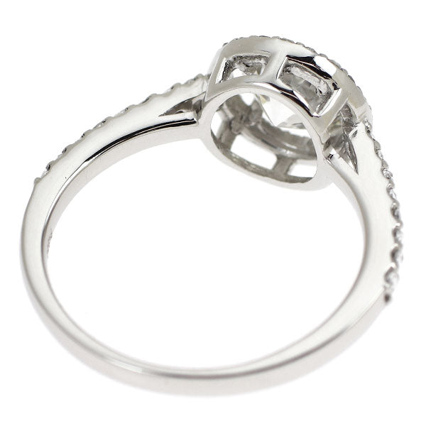 新品 Pt950 サーキュラーブリリアントカット ローズカットダイヤモンド リング 1.042ct I SI2 D0.23ct 【エスコレ】