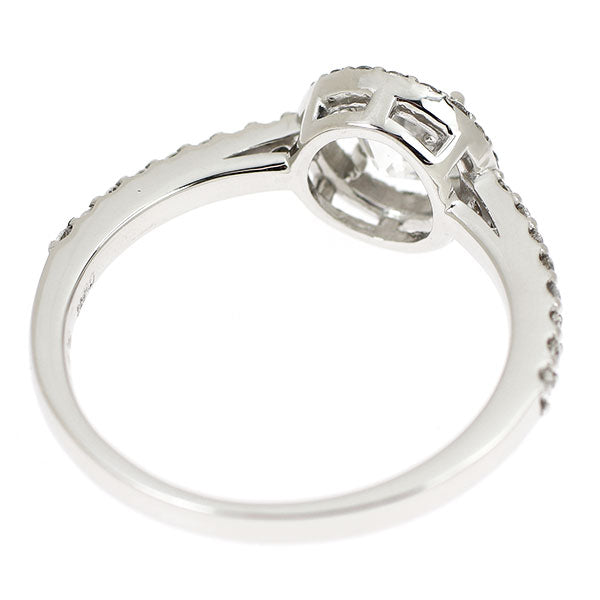 新品 Pt950 サーキュラーブリリアントカットダイヤモンド リング 0.683ct E SI2 D0.27ct【エスコレ】