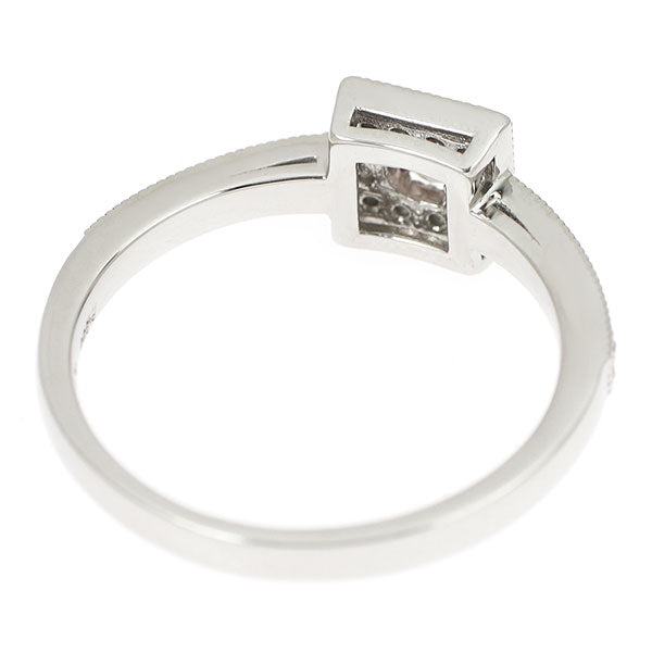 新品 Pt950 天然ピンクダイヤモンド リング 0.217ct FLP SI1 D0.20ct【エスコレ】