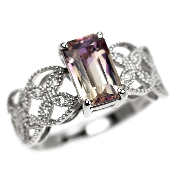 新品 Pt950 ダイアスポア ダイヤモンド リング 1.79ct D0.08ct 【エスコレ】