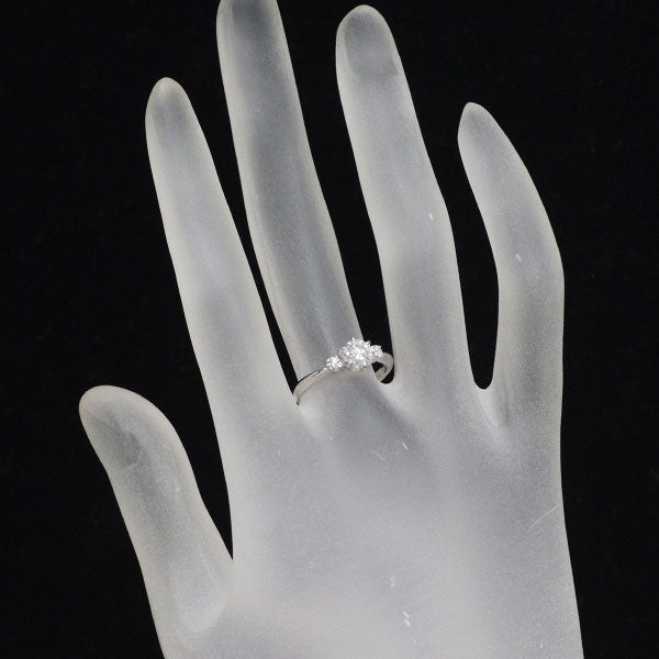 ミキモト Pt950 ダイヤモンド リング 0.51ct D VS2 3EX D0.07ct