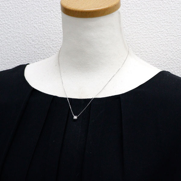 カルティエ K18WG ダイヤモンド ペンダントネックレス 0.32ct G VS2 3EX Cドゥ 《セルビー銀座店》【中古】