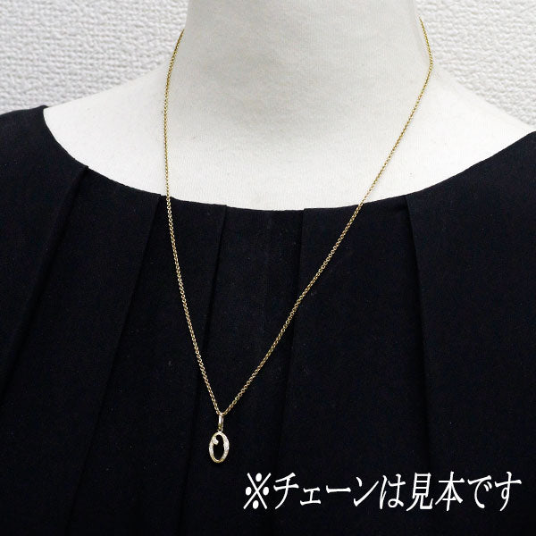 K18YG ダイヤモンド ペンダントトップ 0.06ct ナンバー「0