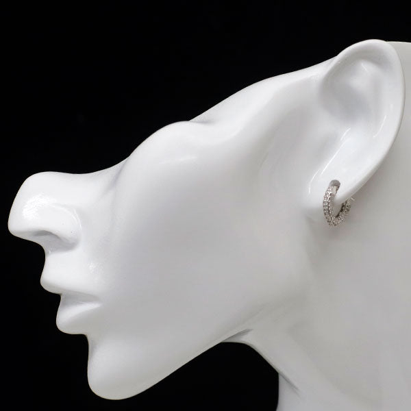 Pt900 ダイヤモンド ピアス 0.30ct フープ