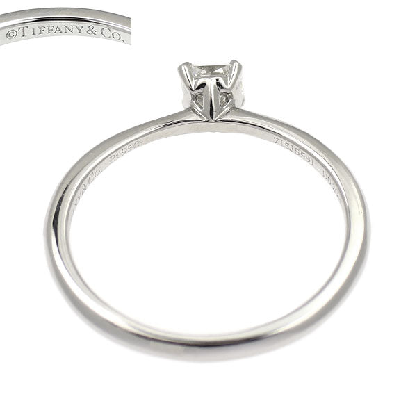 ティファニー Pt950 ダイヤモンド リング 0.20ct トゥルー