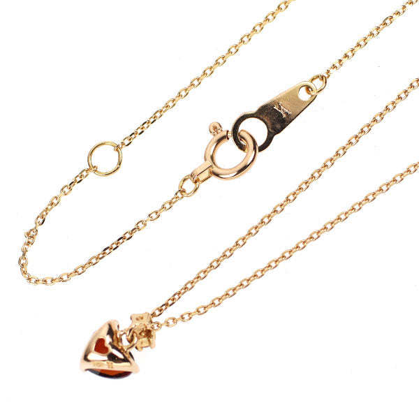 ヴァンドーム青山 K18PG ガーネット ダイヤモンド ペンダント