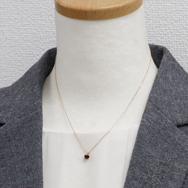 ヴァンドーム青山 K18PG ガーネット ダイヤモンド ペンダント