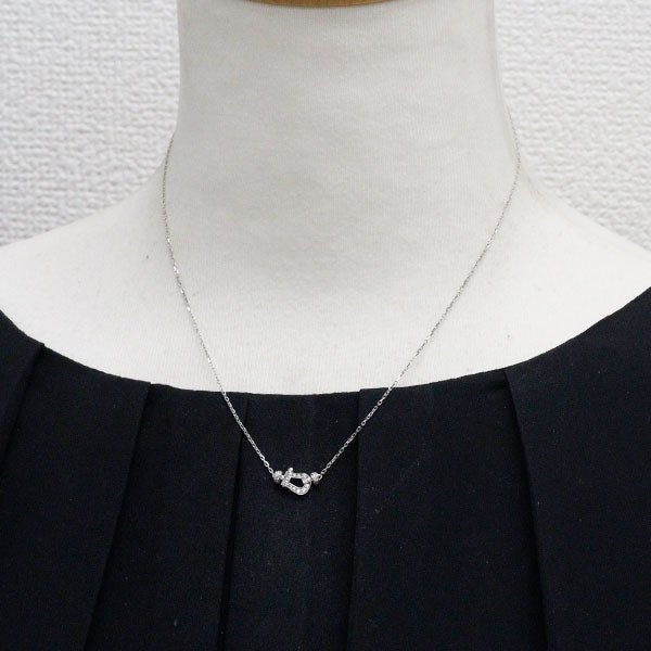 フレッド K18WG ダイヤモンド ペンダントネックレス ミニフォース10