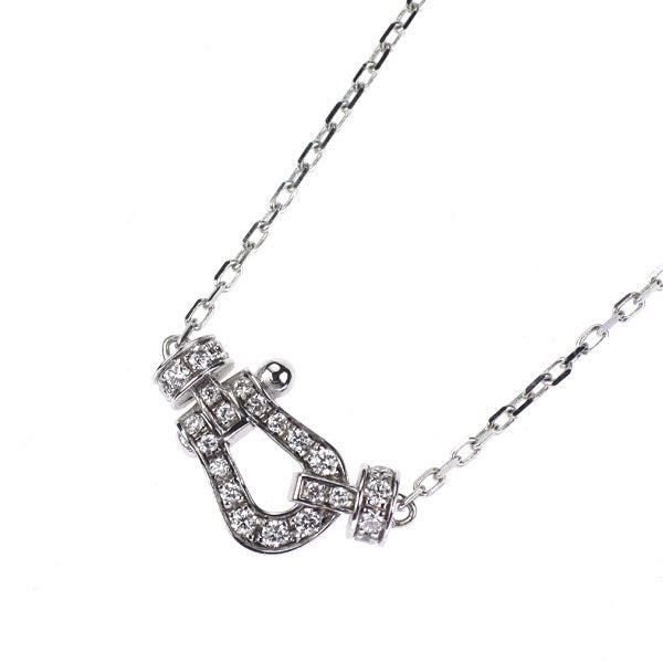 フレッド K18WG ダイヤモンド ペンダントネックレス ミニフォース10