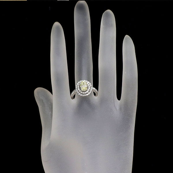 Pt900 ダイヤモンド リング 1.036ct D0.75ct — セルビーオンラインストア