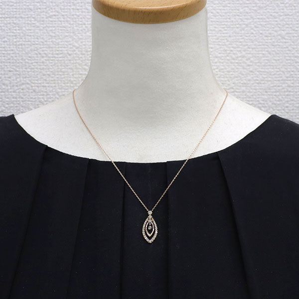 K18PG ダイヤモンド ペンダントネックレス 0.56ct