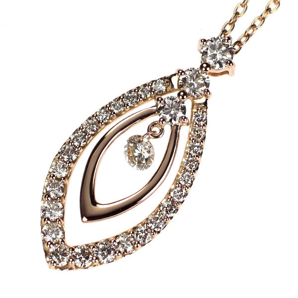 K18PG ダイヤモンド ペンダントネックレス 0.56ct